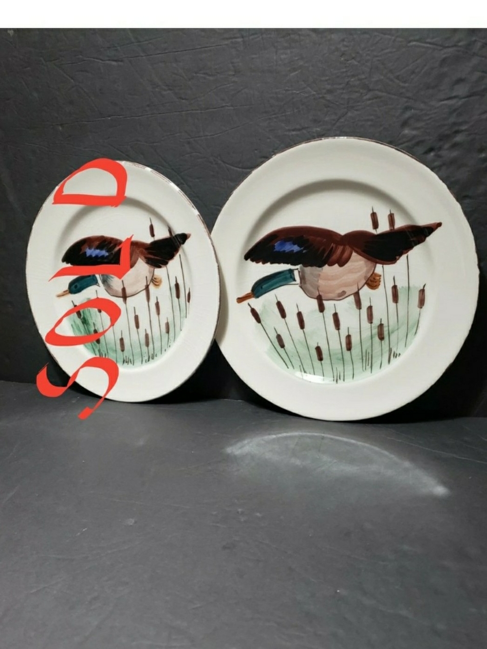 ONE* VIETRI (Italy) *Wildlife Mallard* Dinner Plate/Wall Hanging Decor